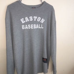 Men’s Grey Easton Waffle Crew neck shirt